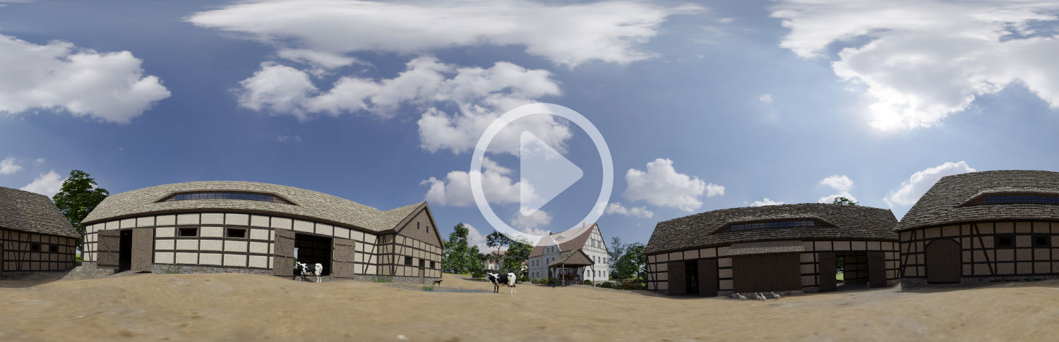 Zustand um 1790 Polenzschloss Cunewalde um 1790